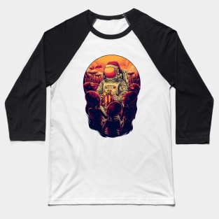 Astronauts aliens Mars contact Baseball T-Shirt